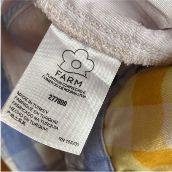 Farm Rio x Anthropologie Multicolored Gingham Shorts - Picture 10 of 10